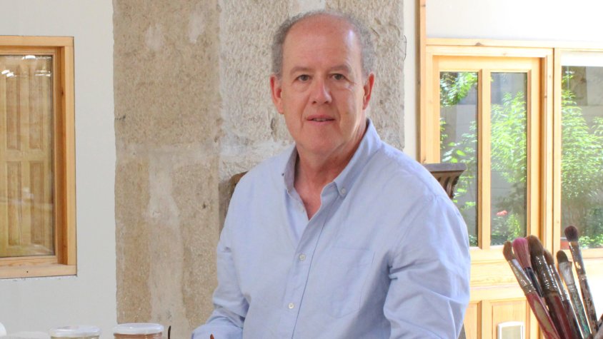 Josep Minguell, doctor en belles arts i pintor muralista