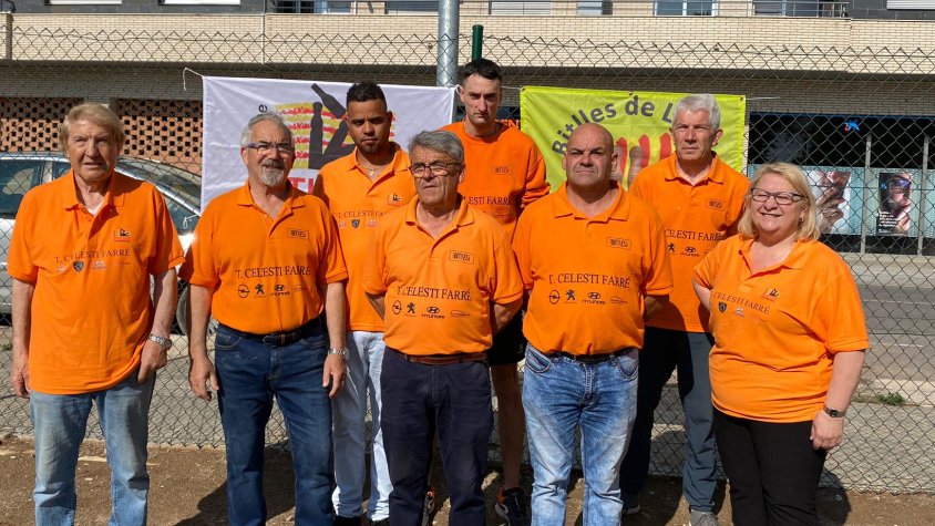 Els membres de l'equip guanyador