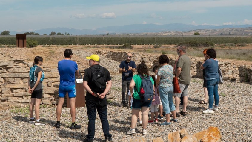Primera visita guiada de l'any al jaciment ibèric del Molí d'Espígol de Tornabous