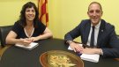 Reunió de treball de l'alcaldessa de Tàrrega amb el subdelegat del Govern espanyol a Lleida