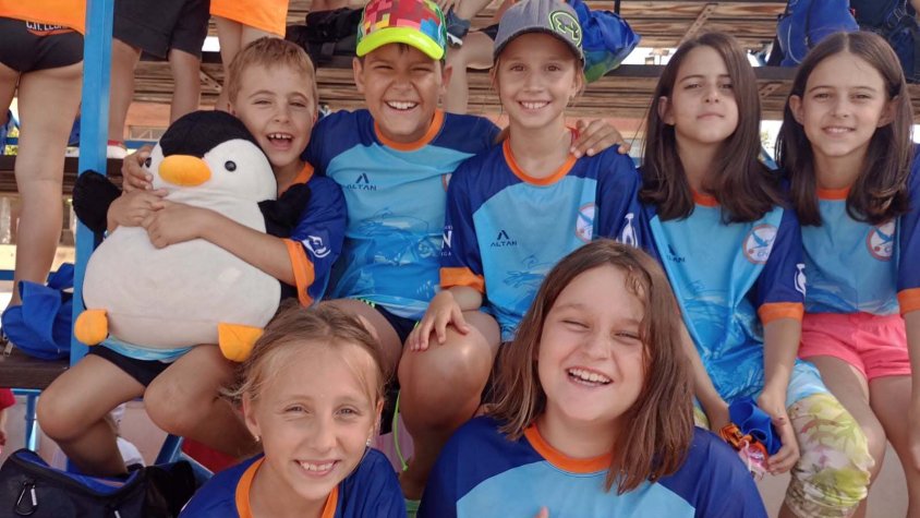 Alguns nedadors del club