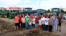La marxa de tractors d'Unió de Pagesos fa una primera parada a Lleida abans de reprendre el camí fins a Madrid