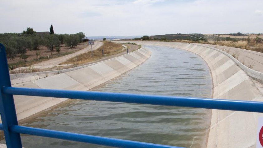 Imatge d'arxiu del canal Segarra-Garrigues