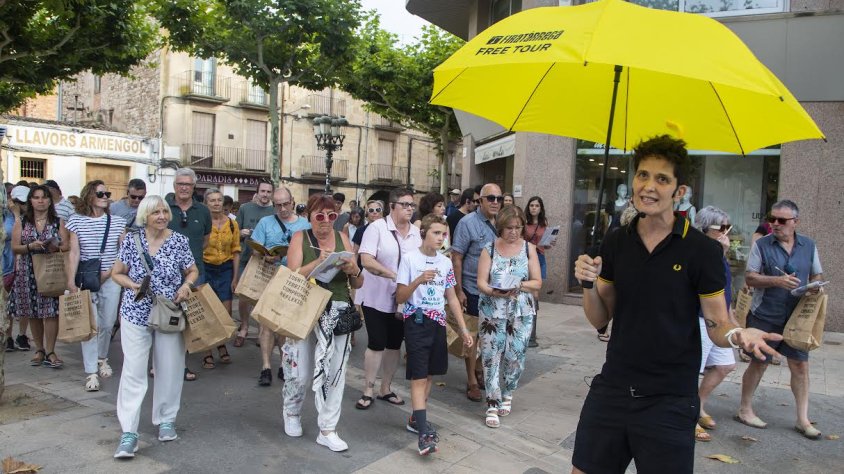 El Free Tour ha començat a la plaça d'Anselm Clavé