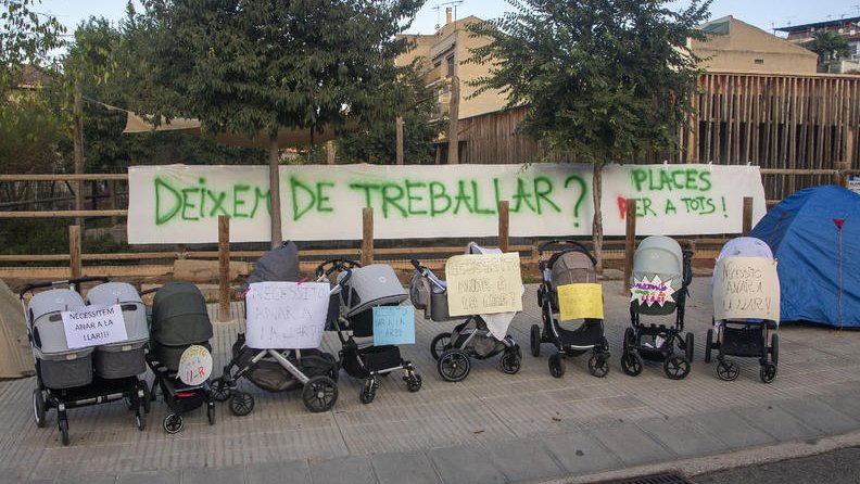 El curs passat diverses famílies van reclamar més places a P0