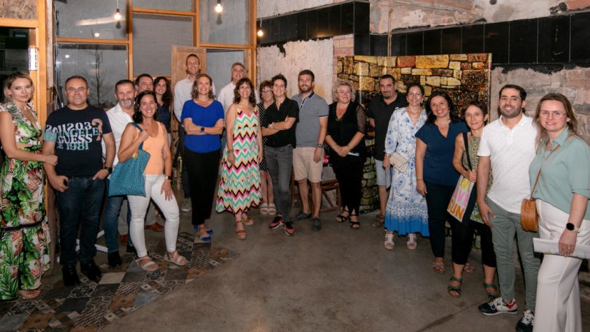Foto de grup del sopar del Club dels Mecenes