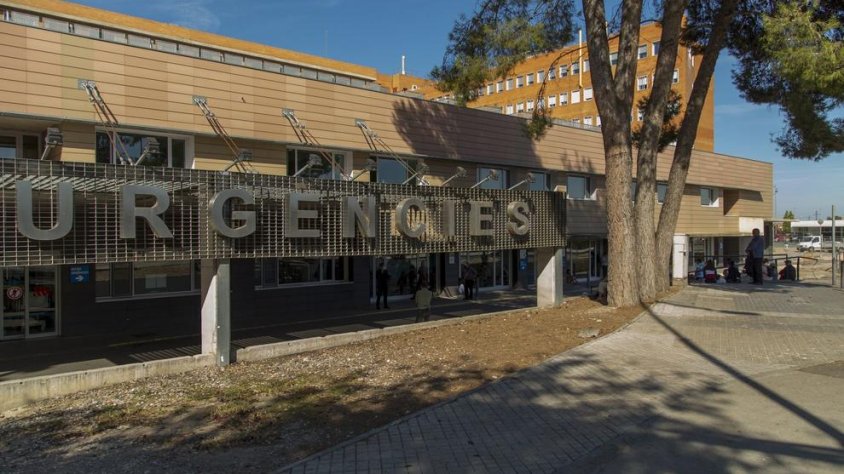 L'entrada a Urgències de l'Arnau