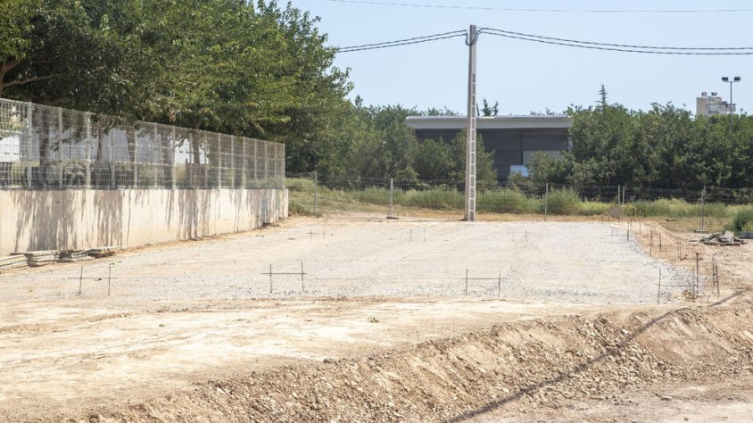 Els terrenys on s'ha previst la instal·lació del mòdul de l'escola Maria Mercè Marçal