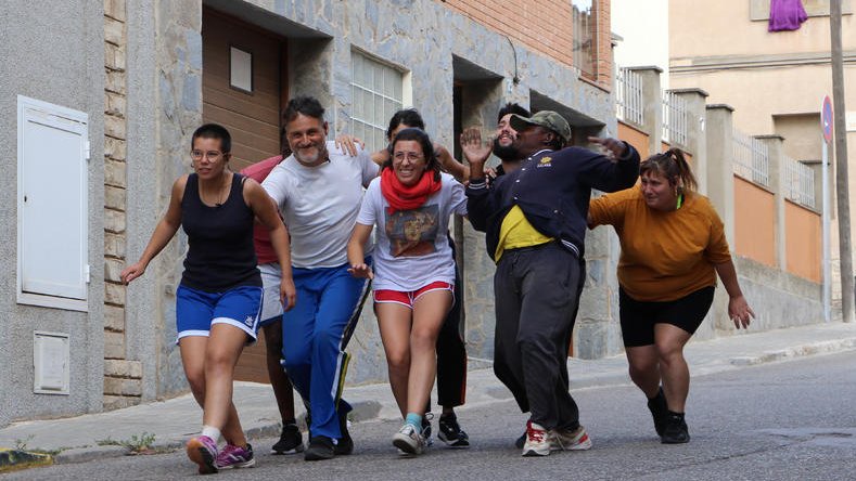 Un grup d'alumnes en una de les activitats