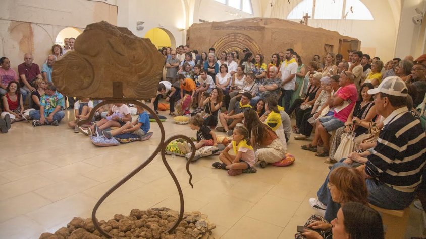 Inauguració de l'exposició a l'Espai Guinovart