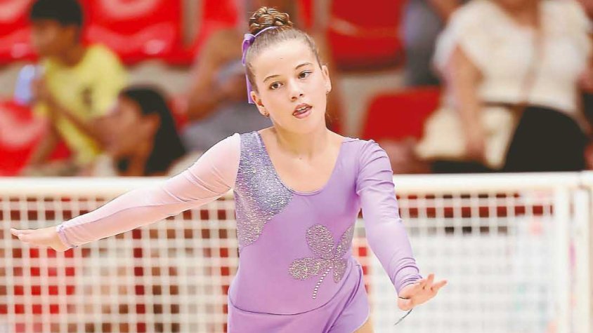 Una de les patinadores