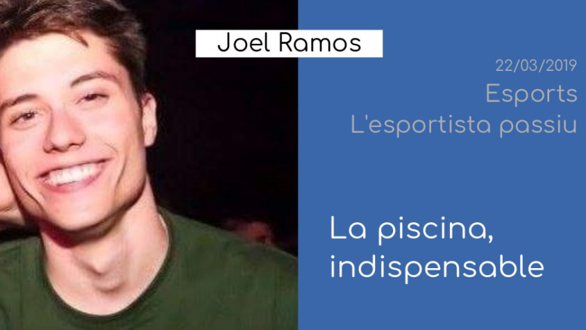 Joel Ramos reflexiona sobre les piscines a 'Esports'