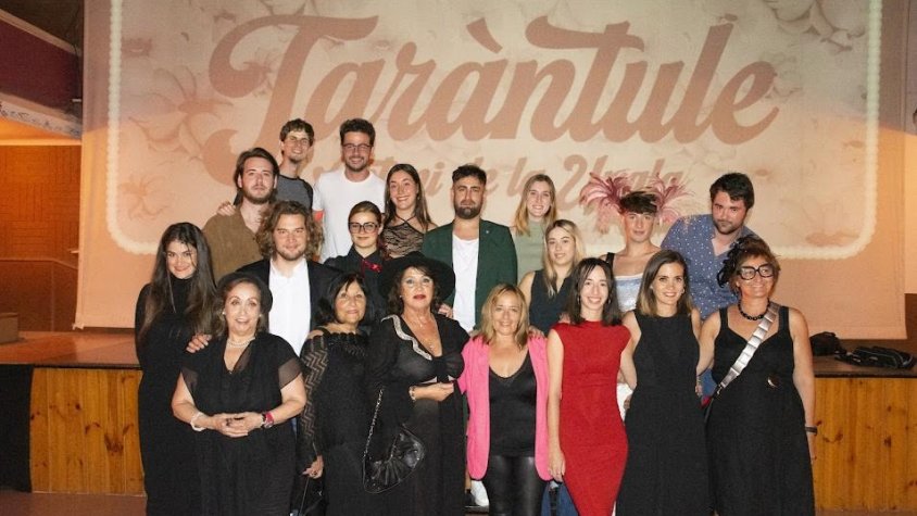 Director, actrius i equip tècnic