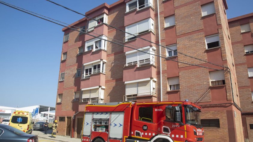Els serveis d'emergència treballant al lloc