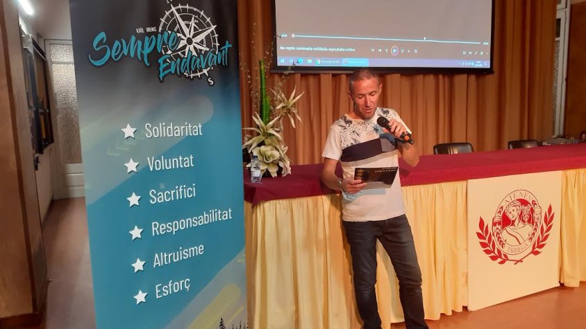 Presentació del repte al local de socis de l'Ateneu