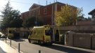 Ferits al caure d'un mur a Tàrrega