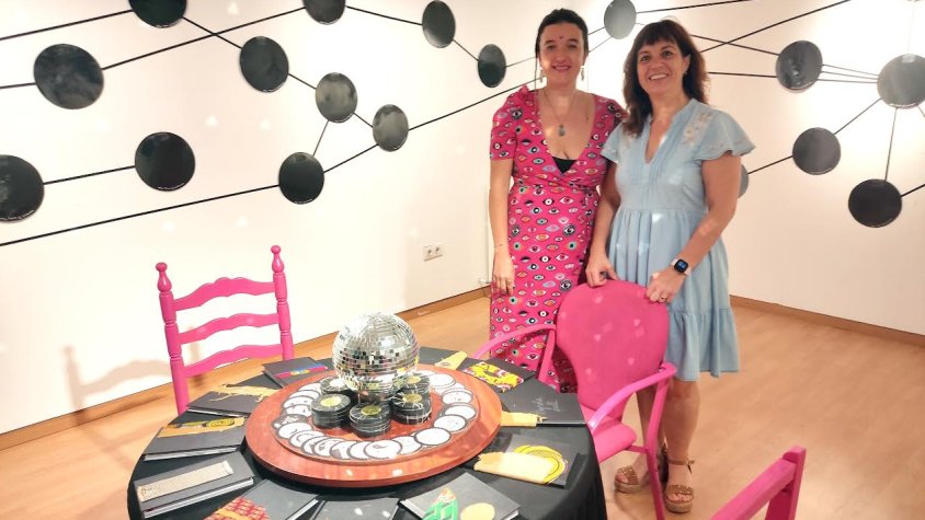 L'artista amb l'alcaldessa