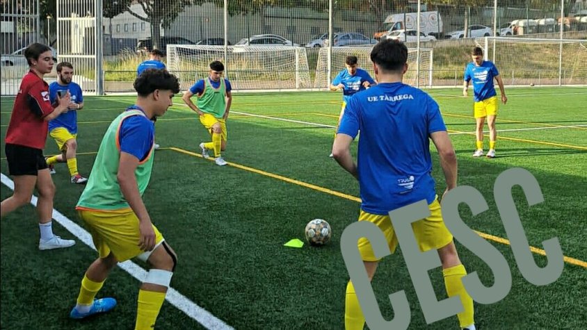 Un moment del partit