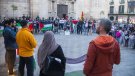 Unes 200 persones es concentren a Tàrrega en suport al poble palestí