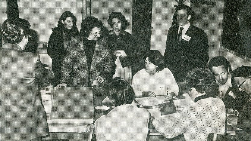 Imatge de les primeres eleccions democràtiques