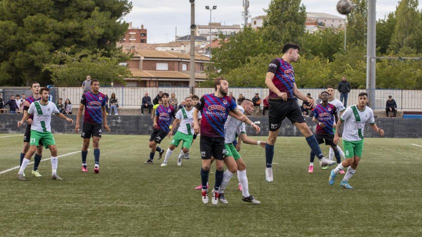 Una jugada del partit