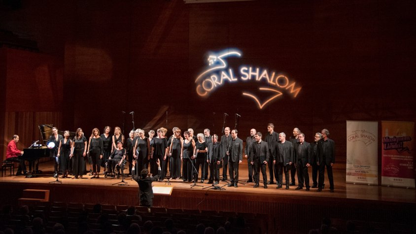 Concert 'De la veu al cor' interpretat a l'Auditori Enric Granados de Lleida el passat 8 d'octubre per la Coral Shalom