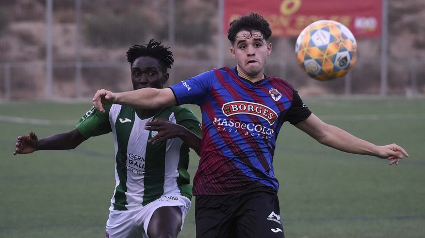 Una jugada del partit