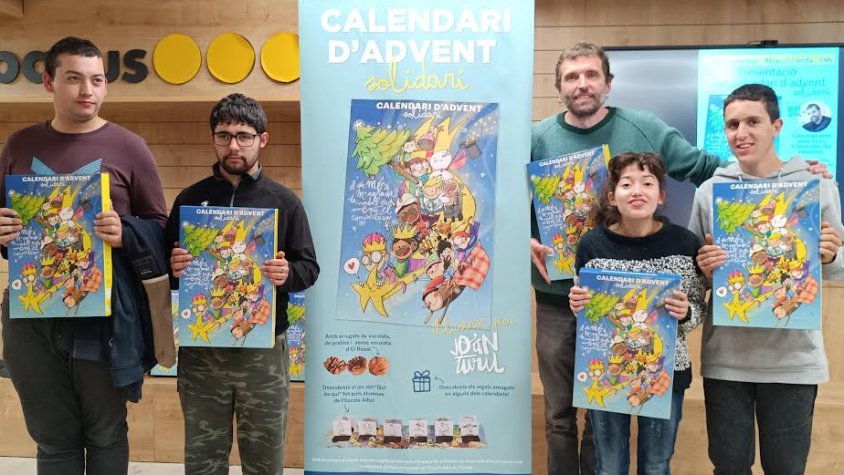Presentació del calendari d'advent solidari