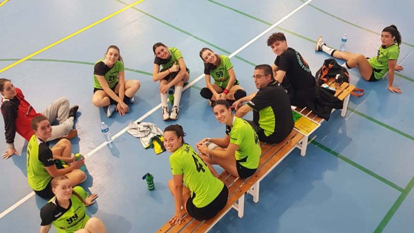 Un moment del partit