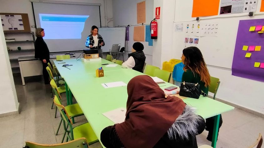 Sessió grupal d'orientació a La Solana
