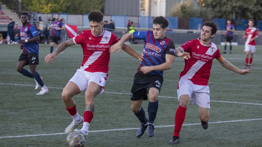 Una jugada del partit