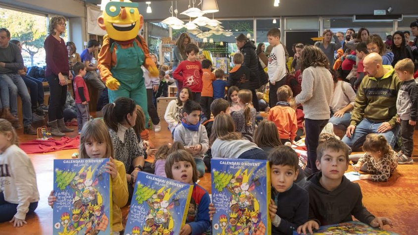 Presentació del calendari d'advent al restaurant El Gat