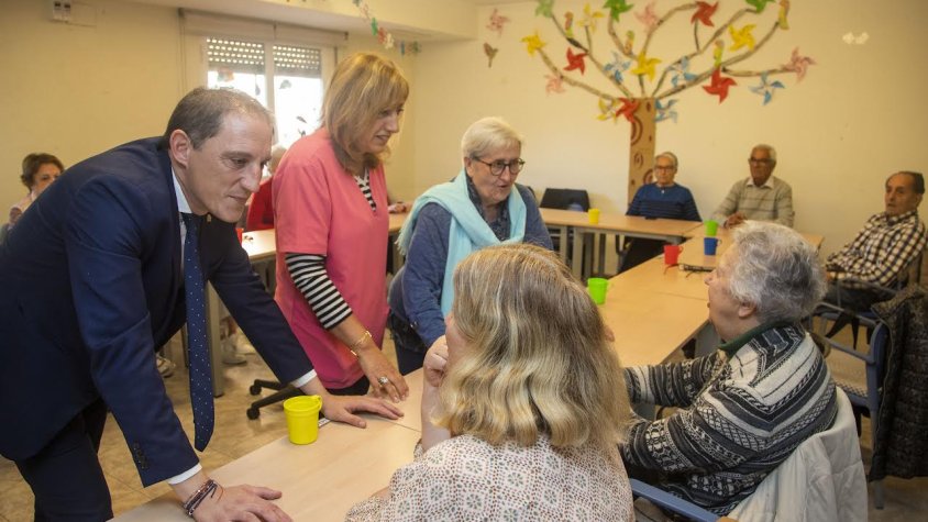 Crespín durant la seva visita a les instal·lacions de l’AFATC