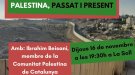 La Soll organitza una xerrada sobre 'Palestina, passat i present' aquest dijous