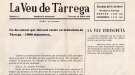 L'efímera vida de 'La Veu de Tàrrega', juliol de 1936