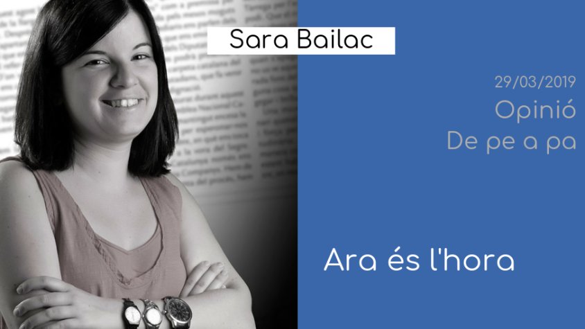 Jaume Ponsarnau i Sara Bailac, a 'Opinió'