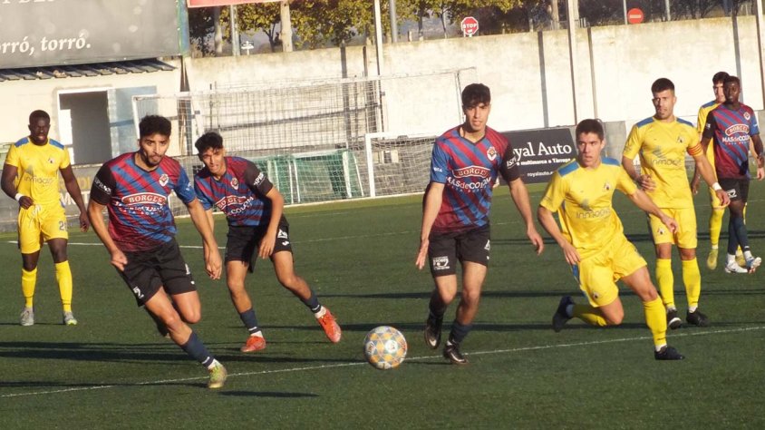 Una jugada del partit