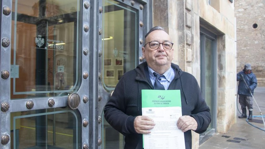 Joan Pujal amb les al·legacions