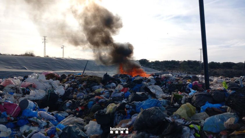 Imatge de l'incendi
