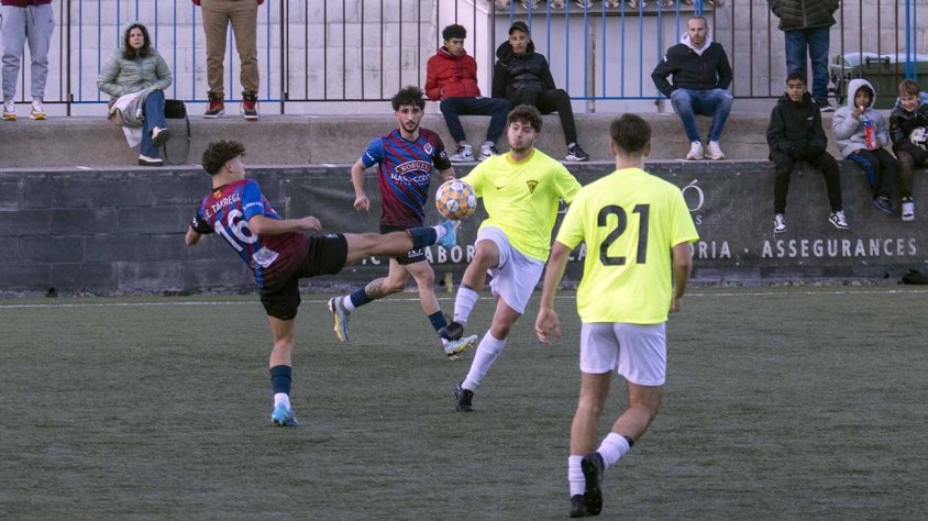 Un moment del partit