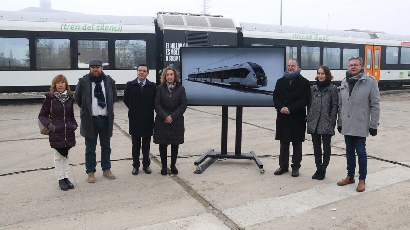 Presentació dels futurs trens que operaran entre Lleida i Manresa