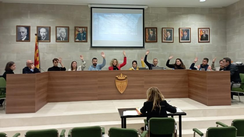 Un moment del ple