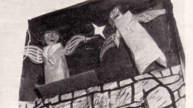 Primer Premi Concurs Infantil de Pessebres a Germans Minguell, del carrer de les Piques, 9