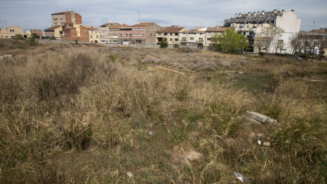 Els terrenys del futur centre de refugiats