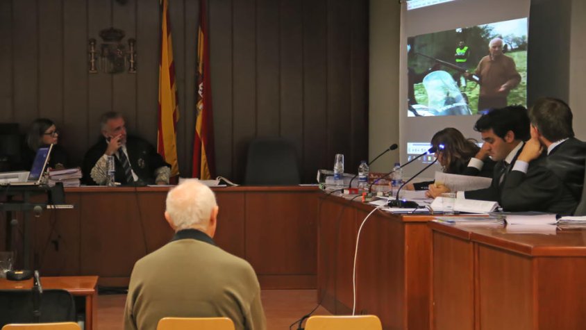 Imatge del judici que es va celebrar a l'Audiència de Lleida l'any passat