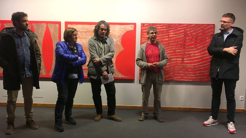 imatge de la inauguració de la mostra