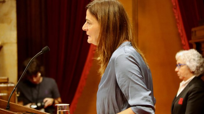 Foto d’arxiu d’una intervenció de Casol al Parlament