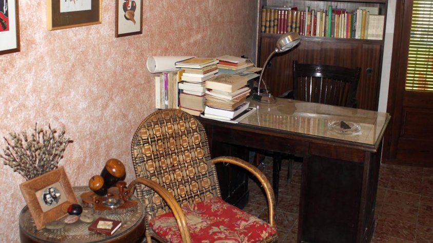 Escriptori de Pedrolo a la casa familiar del carrer Major