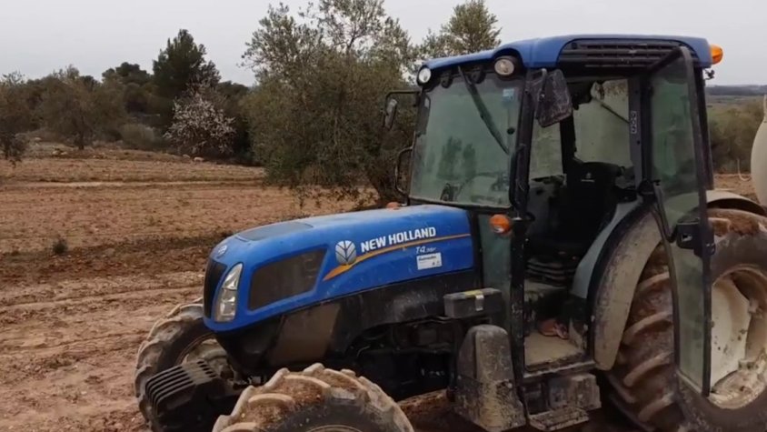 Imatge del tractor robat