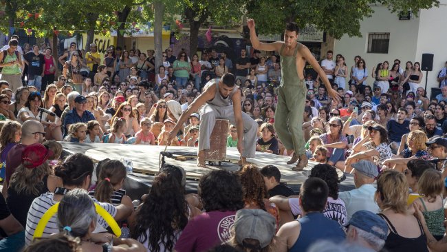 Un espectacle a l’aire lliure a FiraTàrrega el setembre passat